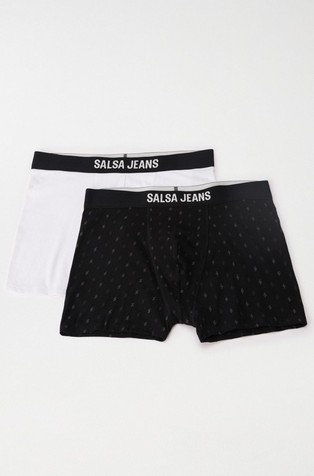 2-pack of boxers in stretch cotton