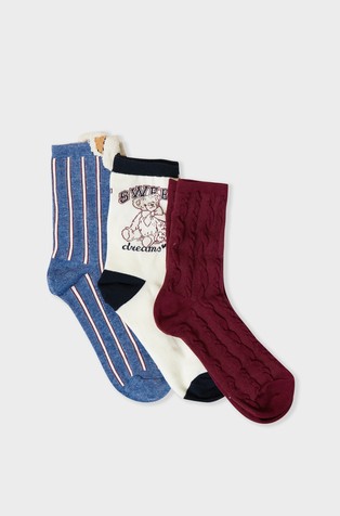 Darry paket 3 parov nogavic iz bombažne mešanice