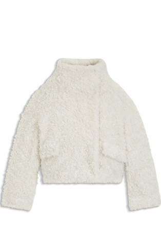 BOSS x Steiff relaxed fit jakna iz kodraste tkanine