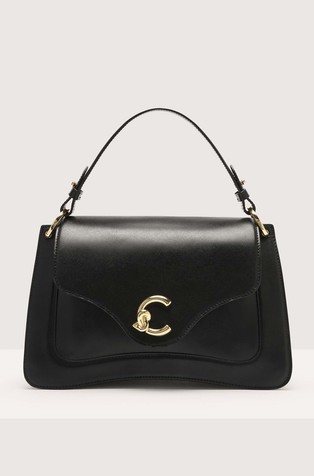 C-Me Leather Shoulder Bag