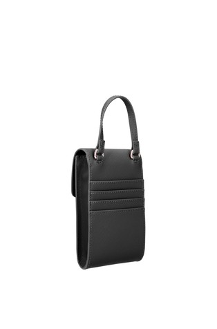 LIU JO Faux-leather phone case Black 3