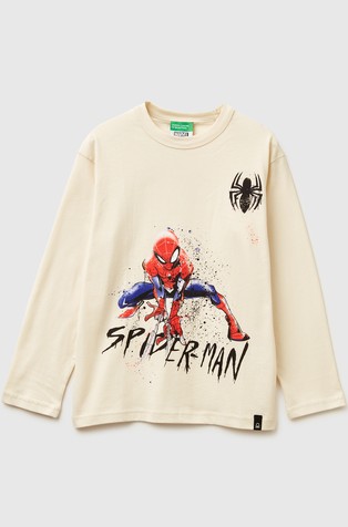 Majica z dolgimi rokavi in ©Marvel Spiderman potiskom