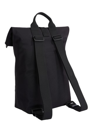CALVIN KLEIN Roll Top Backpack in Nylon Black 2