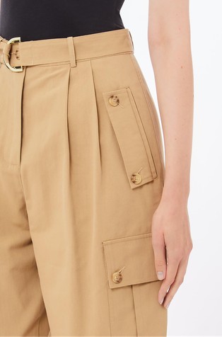 LIU JO Cropped cargo hlače Bež - Beige 3