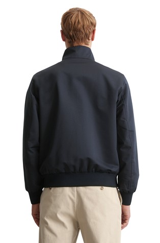 MARC O'POLO Harrington jacket regular made from water-repellent micro-canvas Dark Navy 2