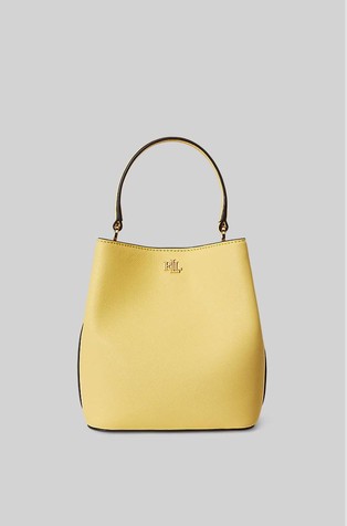 Reese manjša usnjena bucket torbica