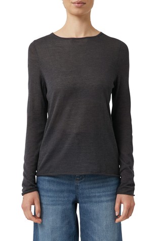 Polprosojen pleten pulover