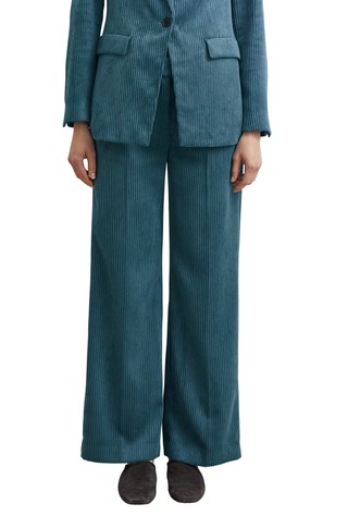 Wide-leg wide-cord pants