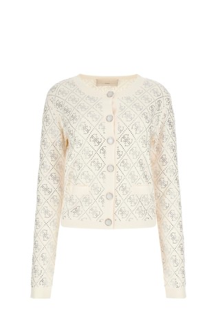 4G Rhinestone Cardigan