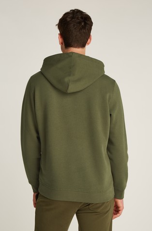 TOMMY HILFIGER Logo pulover s kapuco Zelena - Green 2