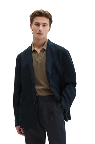 Lanen suknjič z enorednim zapenjanjem