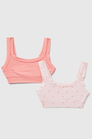 Two bras in super stretch organic cotton