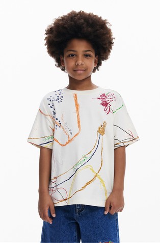 Short-sleeve printed T-shirt