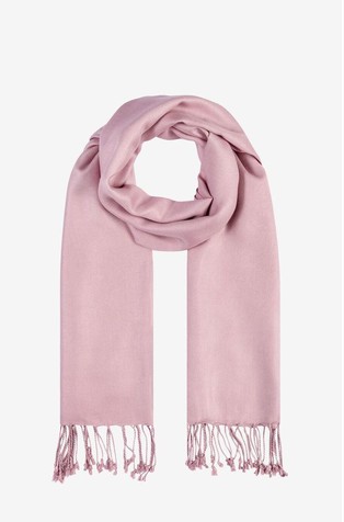 Viscose scarf with fringes