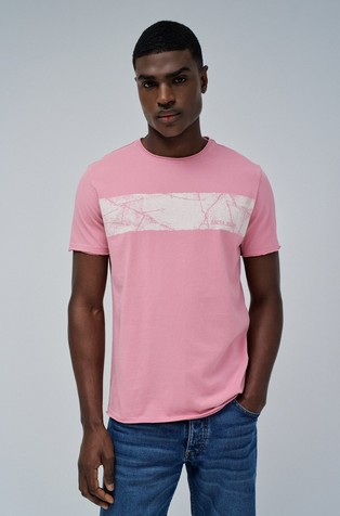Cotton T-shirt with print