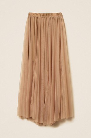 Long tulle skirt