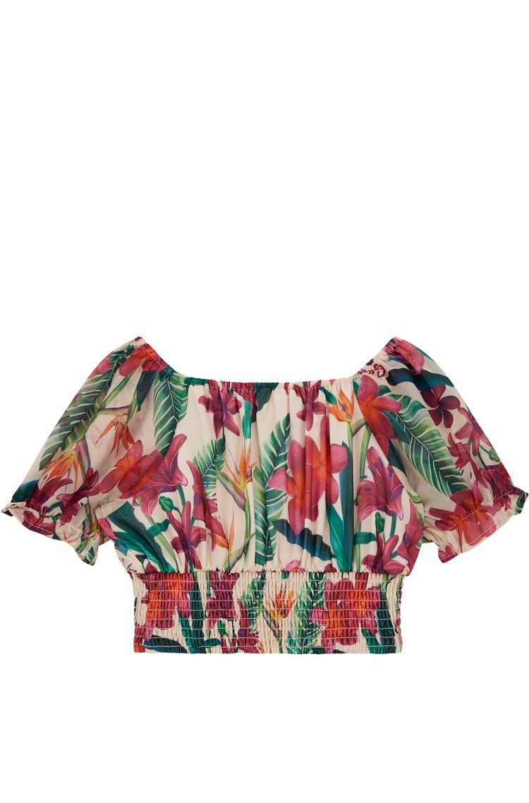 GUESS Chiffon top with floral pattern Multi 