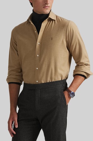 Custom fit srajca iz bombažne mešanice