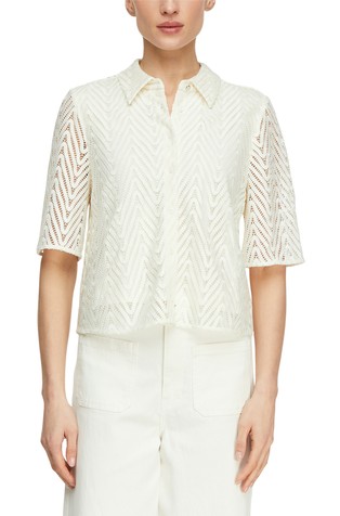 Perforirana čipkasta srajca