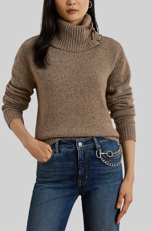 Wool-blend Turtleneck Sweater