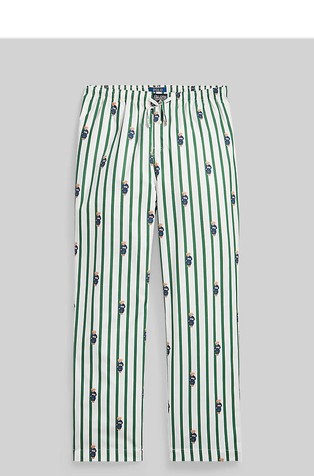 Polo Bear Patterned Cotton Pajama Pant