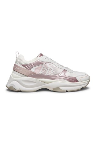 SW mesh sneakers with metallic-effect inserts