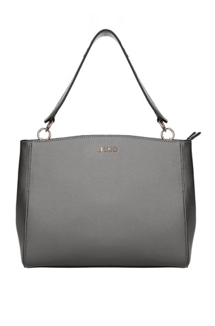 Faux-leather crossbody