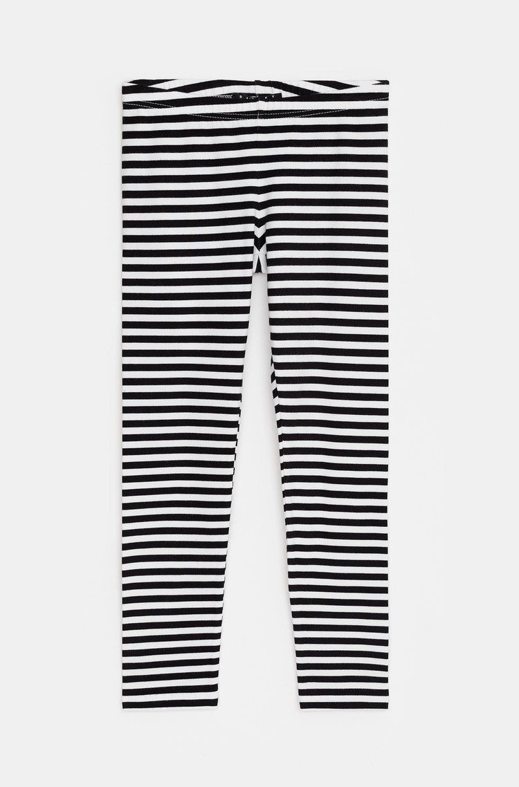 SISLEY Bombažne pajkice z vzorcem Večbarvna - Black/White 