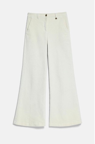 Flared corduroy pants