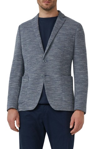 S.o jogg regular fit suknjič iz melirane tkanine