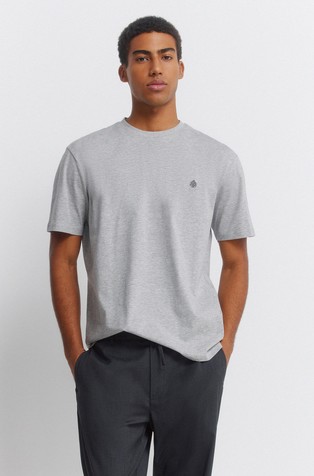 Viscose blend basic T-shirt