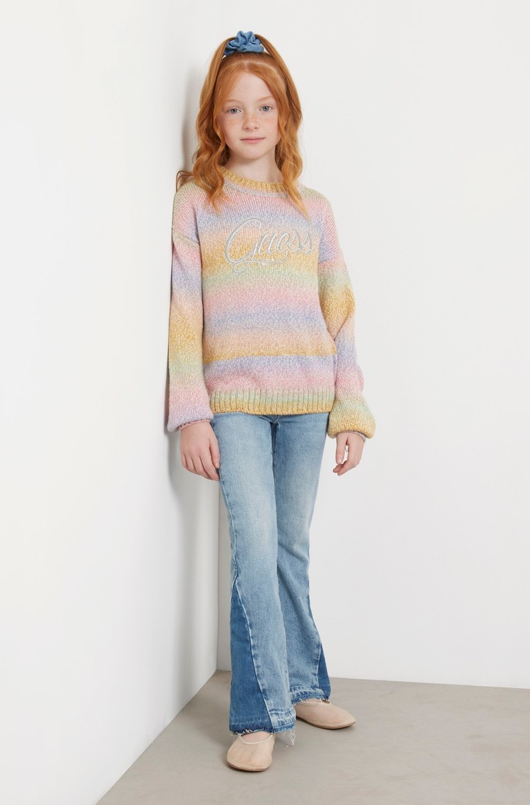 GUESS Sequins logo sweater Multi 