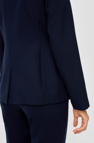 S.OLIVER Viscose blend blazer Blue 3