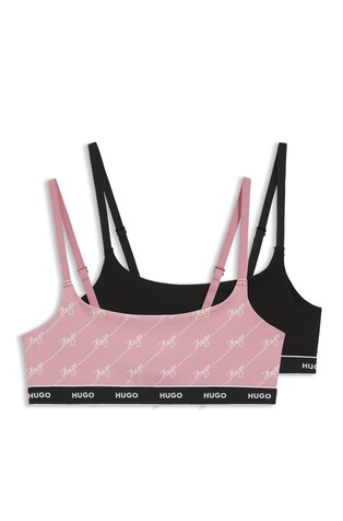 Paket 2 bralette topov iz raztegljivega bombaža