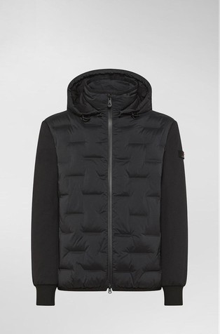 Vodoodbojna bunda iz kombinacije tkanin