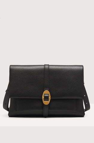 Dorian Small Grained Leather Shoulder Bag