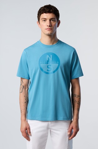 T-shirt with maxi logo print