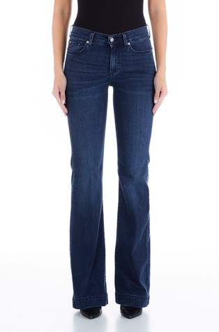 Stretch flared jeans