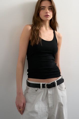 TSHENRI tank in stretch viscose