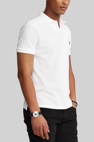 Slim fit polo majica s kratkimi rokavi