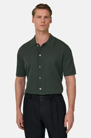 Knitted Shirt in Organic Cotton