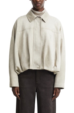 Faux Suede Jacket