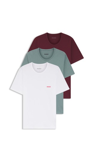 Three-pack of underwear Logo T-shirts in cotton jersey