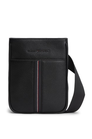 Faux-leather Crossbody Reporter Bag