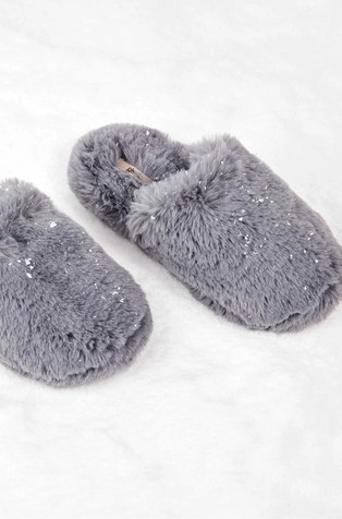 Furry slippers