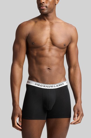 RALPH LAUREN Paket 3 boksaric iz raztegljivega bombaža Večbarvna - Black / Blue / Red 5