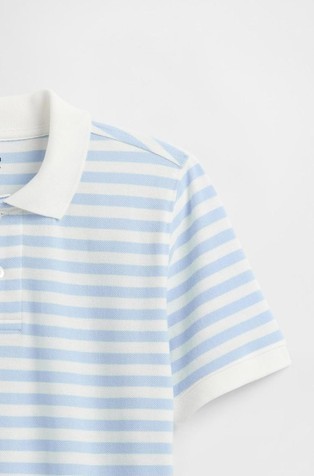 GAP Kids Gap Pique Polo Shirt Blue Crystal 3