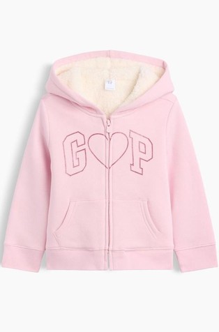 Gap logo podložena jopa s kapuco za malčice