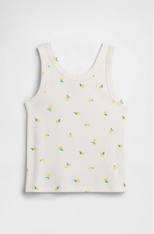 Kids Ribbed Tank Top