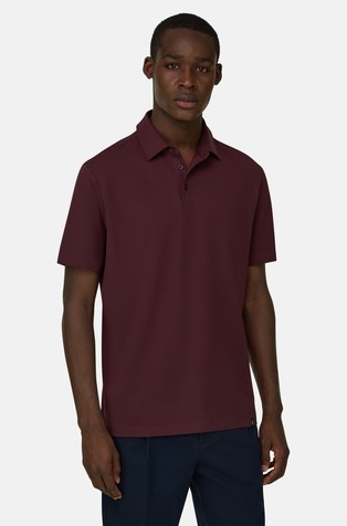Polo Shirt In Stretch Pima Cotton